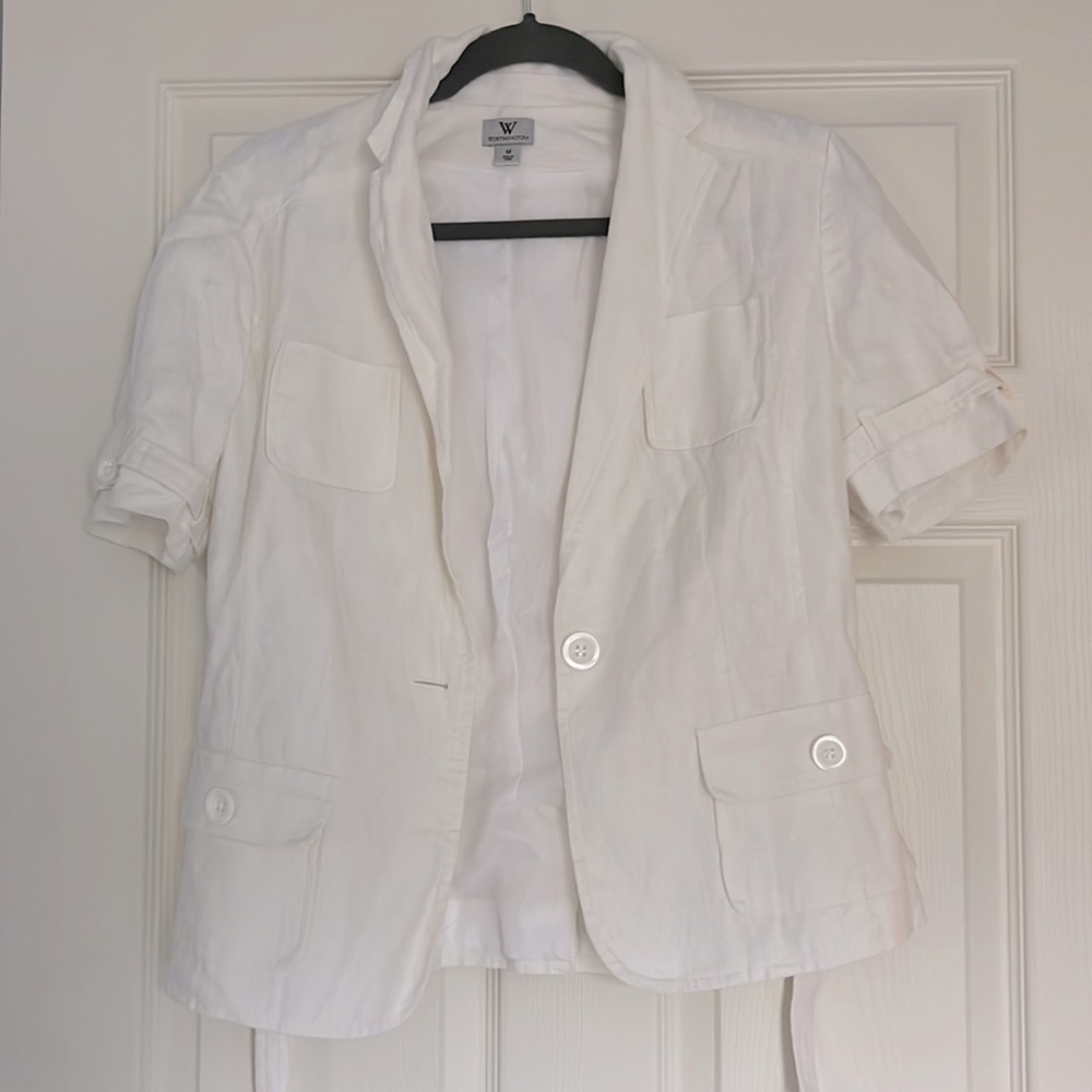 NWOT Worthington linen blazer.
